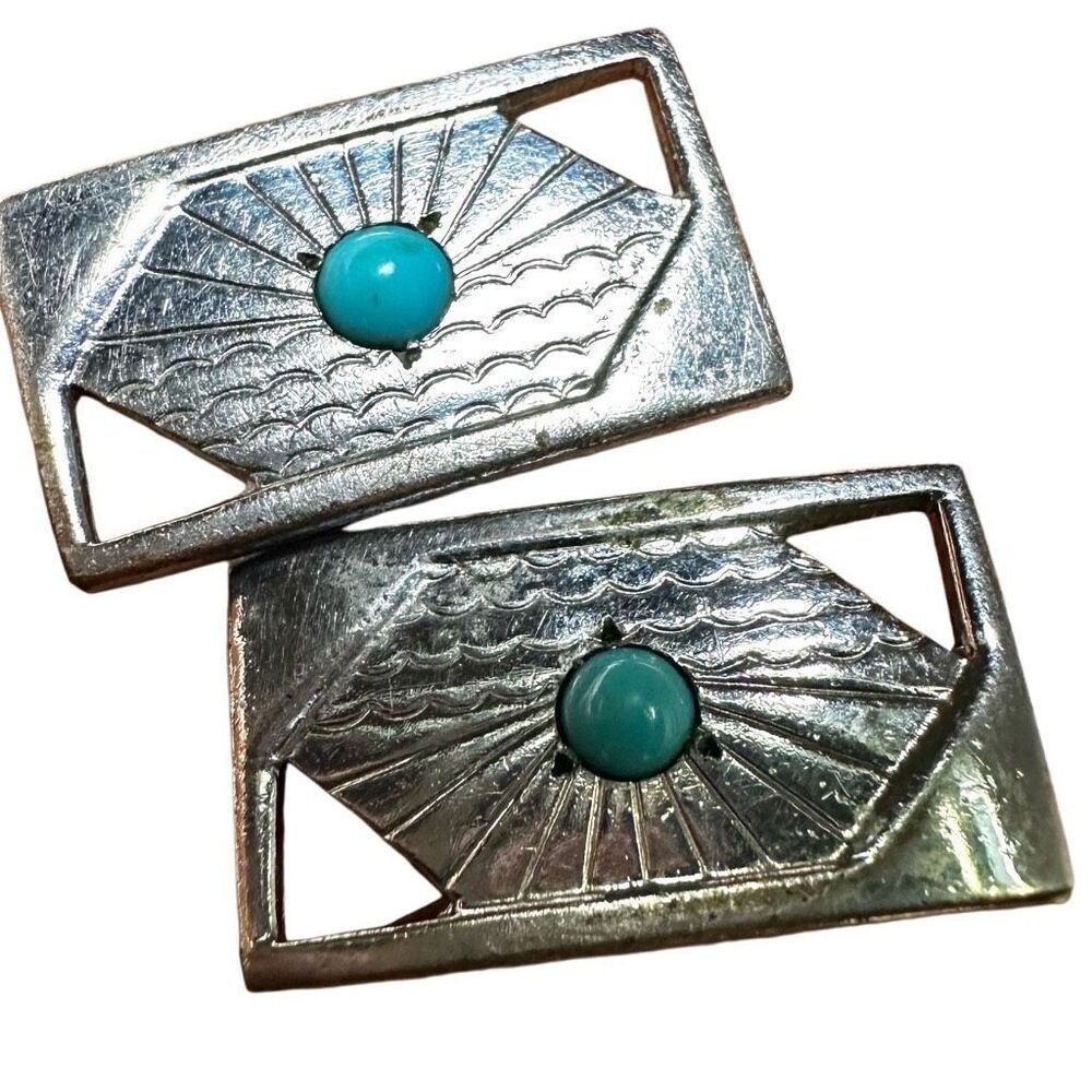 Rabbit vintage southwestern cuff links